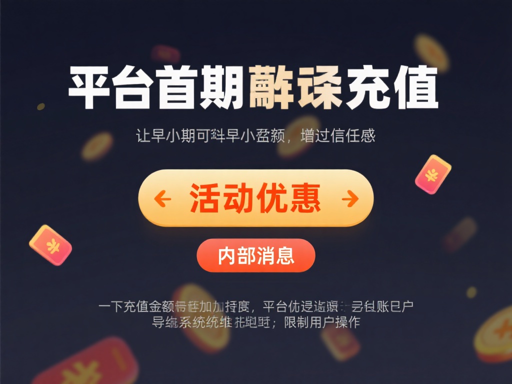 诱导充值：平台初期可能让用户小额盈利，制造信任感，